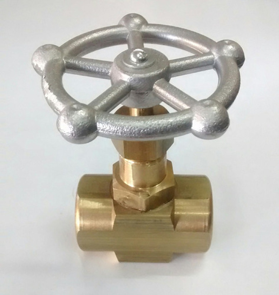 VALVULA DE CIERRE AGUJA BRONCE TRAFILADO 1/4"