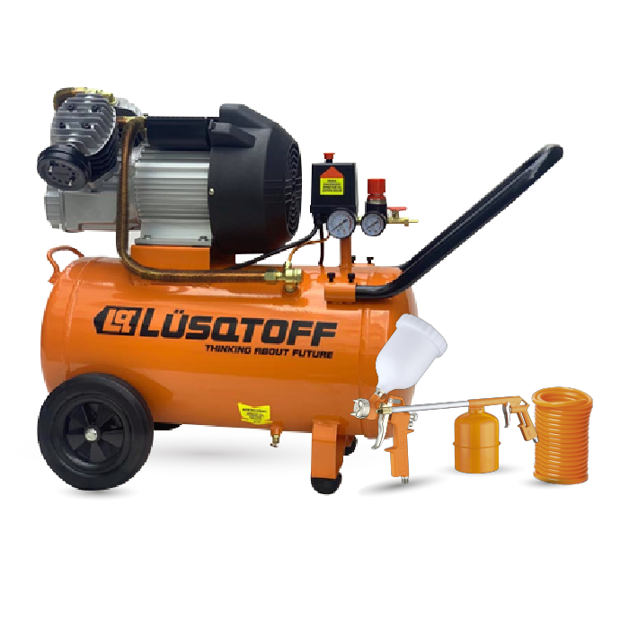 COMPRESOR LUSQTOFF LC-3550BK 3.5HP 50L KIT