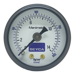 [00000436] MANOMETRO Ø 40 MM ROSCA POSTERIOR 1/8" 14KG