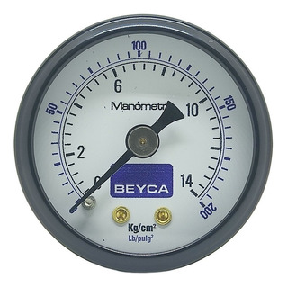 [00000436] MANOMETRO Ø 40 MM ROSCA POSTERIOR 1/8" 14KG