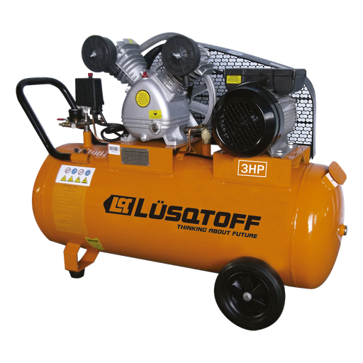 [00000957] COMPRESOR LUSQTOFF 100L 3HP CORREA LC-30100