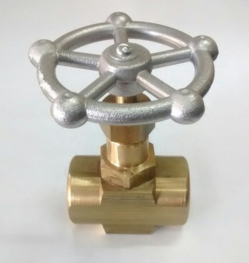 [00011534] VALVULA DE CIERRE AGUJA BRONCE TRAFILADO 1/4"
